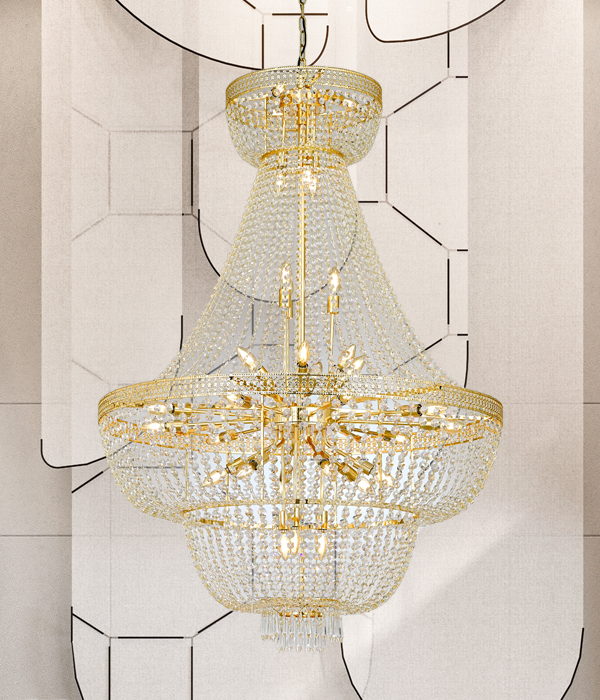 메리어드 33등 샹들리에 크리스탈펜던트 (1000파이)