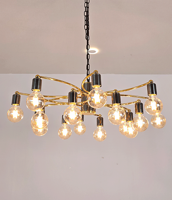 크로우 16등 거실전등 거실샹들리에